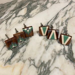 Set of 6 Anthropologie knobs